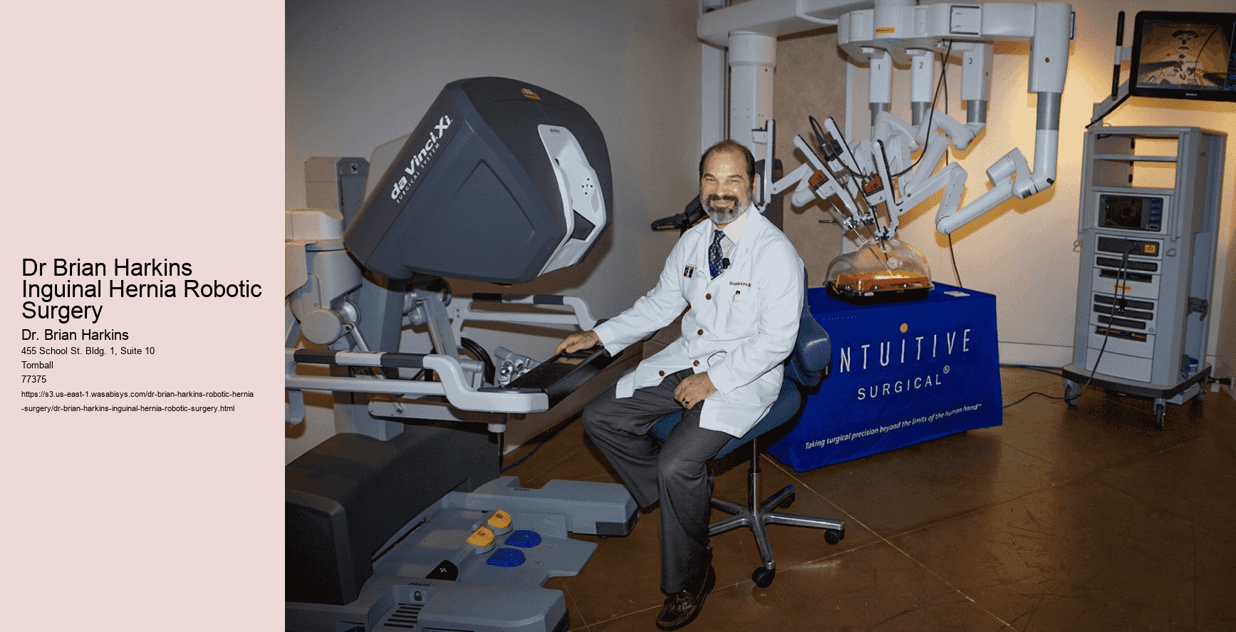 Dr Brian Harkins Inguinal Hernia Robotic Surgery